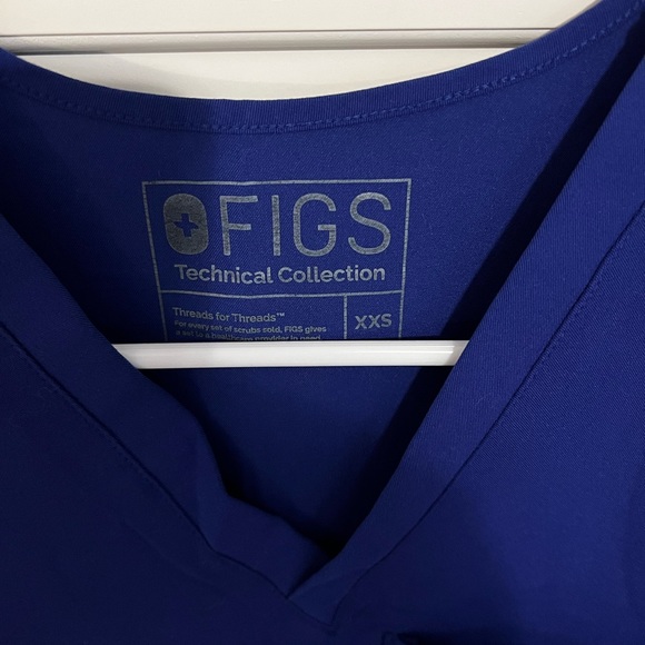 Figs Deep Royal Catarina/Kade Set XXS/XST - Picture 3 of 4